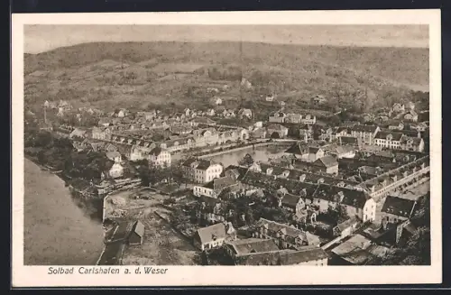 AK Carlshafen a. d. Weser, Teilansicht