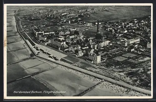 AK Borkum, Fliegeraufnahme