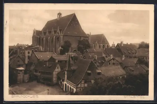 AK Braunschweig, Blick auf den Ottilienteil