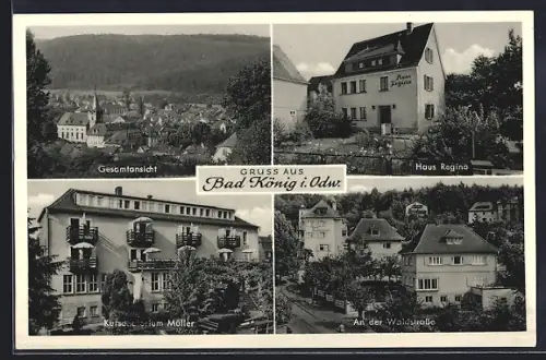 AK Bad König, Haus Regina, Kursanatorium, Waldstrasse