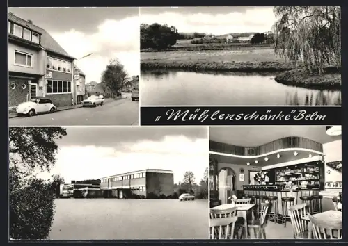 AK Belm /Osnabrück, Gasthaus Mühlenschänke, Inh. Jos. Overmann