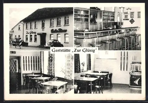 AK Rieseberg, Gasthaus Zur Glüsig, Inh. Irma Köhler