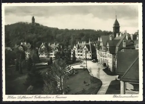 AK Falkenstein i. Taunus, Obertaunusheim mit Park