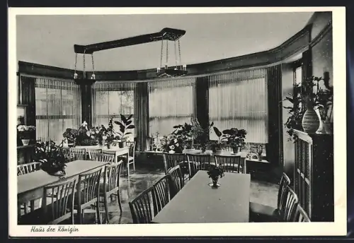 AK Bad Salzuflen, Hotel Haus der Königin und Haus Barbara, Roonstrasse 7-9