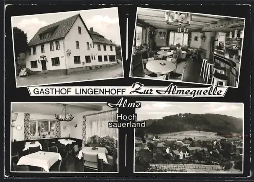 AK Alme /Hochsauerland, Gasthof Lingenhoff zur Almequelle