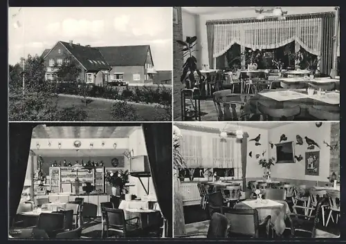 AK Schackendorf bei Bad Segeberg, Gasthaus und Autoraststätte Waidmannsheil