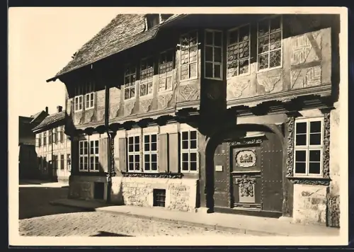 AK Goslar, Stammhaus der Familie Siemens von 1693 in der Schreiberstrasse 12