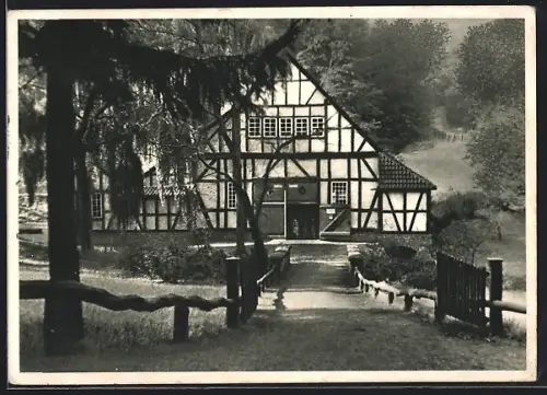 AK Halbach-Hammer, Blick zur Hammerschmiede im Bergischen Land