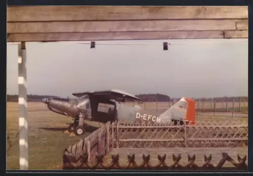 Fotografie Flugzeug Fieseler Fi-156 Storch D-EFCH in Hannover-Langenhagen