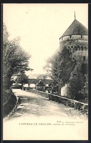 AK Château de Chillon, Avenue du Château
