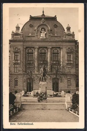 AK Bern, Hallerdenkmal