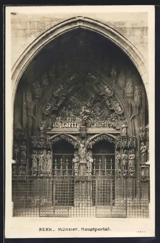 AK Bern, Münster, Hauptportal