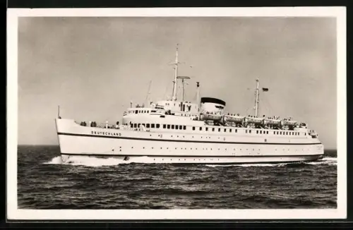 AK Fährschiff Deutschland der Bundesbahn