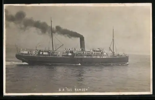 AK Passagierschiff SS The Ramsey in Fahrt