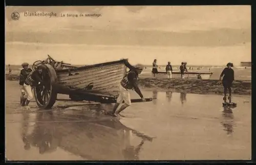 AK Blankenberghe, La barque de sauvetage, Seenotrettung