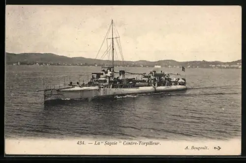 AK Kriegsschiff Sagaie, Contre-Torpilleur