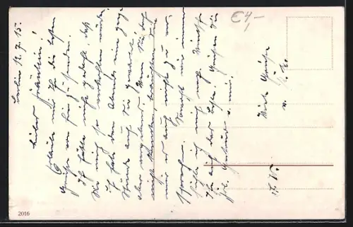 AK Berlin, Blick vom Rathausturm zum Dom