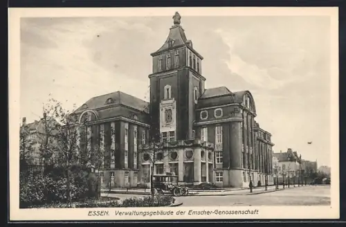 AK Essen / Ruhr, Verwaltungsgebäude der Emscher-Genossenschaft