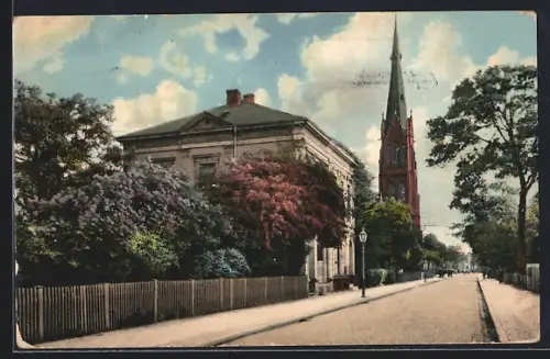 AK Oldenburg / O., Partie an der Peterstrasse