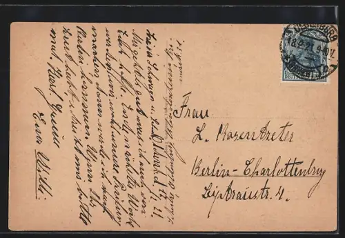 AK Oldenburg / O., Amalienbrücke