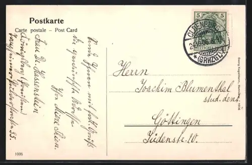 AK Oldenburg / O., Amalienbrücke