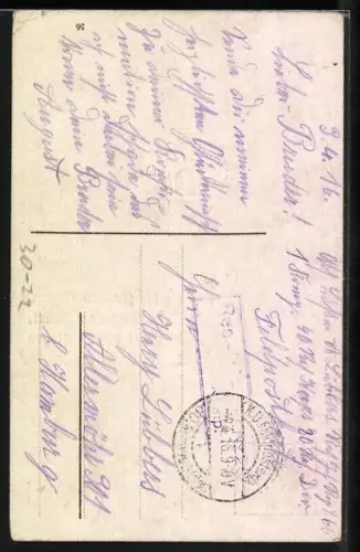 AK Reichsfahne mit goldfarbener Kaiserkrone