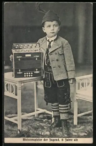 AK Meisterspieler der Jugend, Sepp der beste 5-jähr. Harmonikaspieler