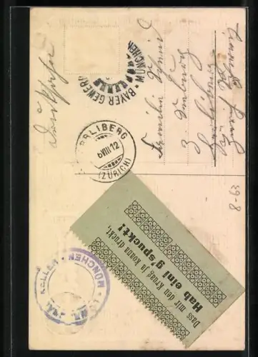 AK München, Strassenpartie am Löwenbräukeller