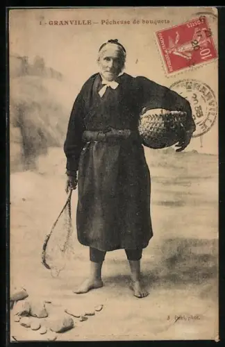 AK Granville, Pêcheuse de bouquets