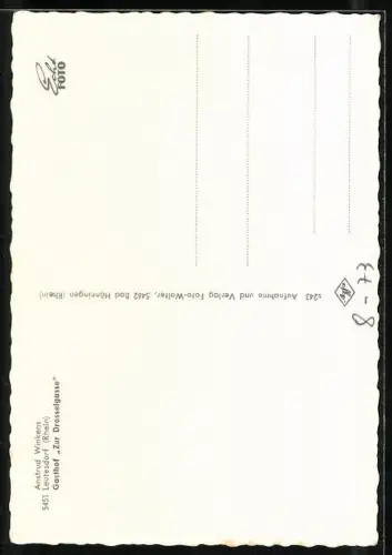 AK Anstrud Winkens, 1. Deutsche Weinprinzessin 1965-1966