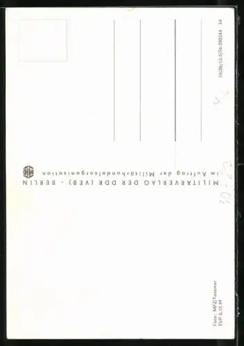 AK Nationale Volksarmee, Minensuchboot der Volksmarine, Decksaufnahme