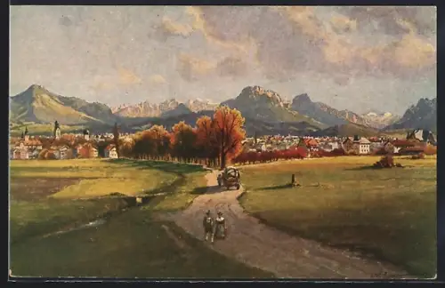 AK Rosenheim / Bayern, Ortsansicht von Hofbräukeller