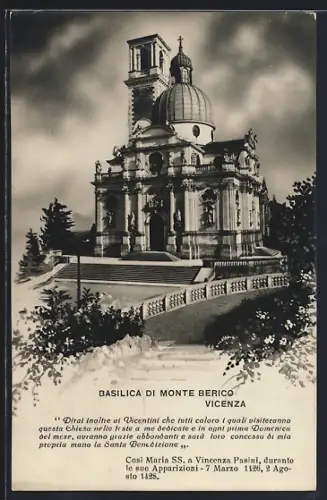 AK Vicenza, Basilica di Monte Berico