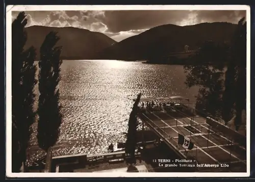 AK Terni, Piediluco, La grande Terrazza dell`Albergo Lido