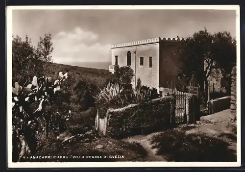 AK Anacapri /Capri, Villa Regina di Svezia