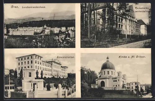 AK Graz, Landeskrankenhaus, Administration, Rekonvaleszentenheim