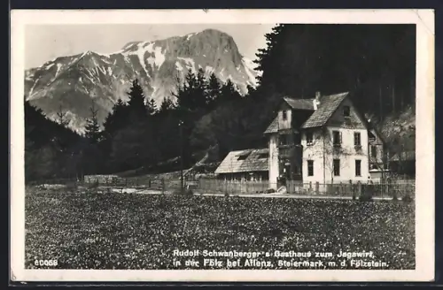 AK Aflenz, Gasthaus zum Jagawirt in der Fölz