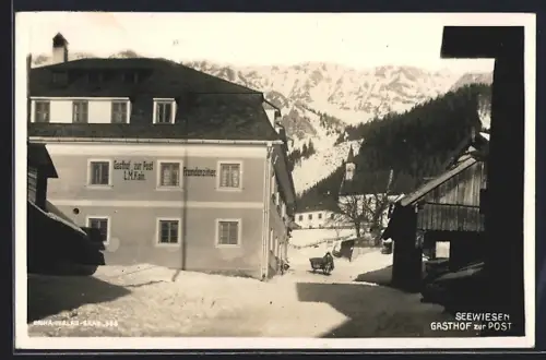 AK Seewiesen, Gasthof zur Post, Inh. L.M. Kain
