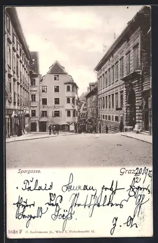 AK Graz, Partie in der Sporgasse