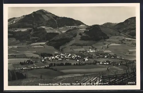 AK Turnau /Steiermark, Teilansicht mit Kirche