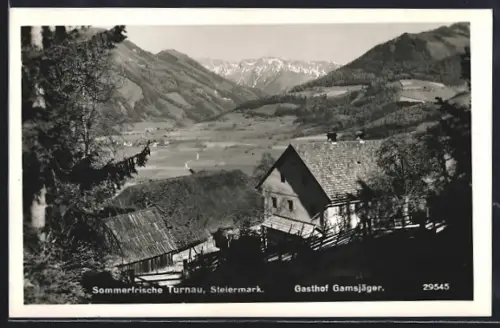AK Weichselboden, Blick auf das Hotel Post