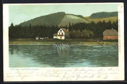 AK Mariazell, Hotel Herrenhaus am Erlafsee