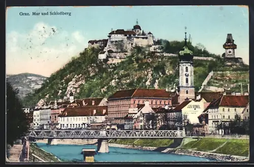 AK Graz, Mur und Schlossberg