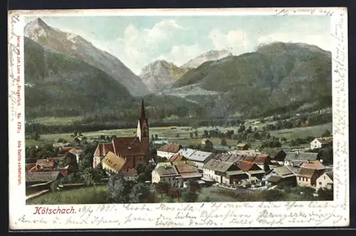 AK Kötschach, Ortsansicht