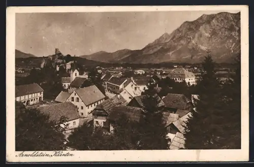 AK Arnoldstein, Gesamtansicht aus der Vogelschau