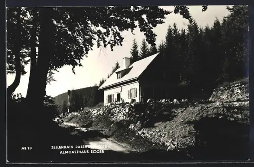 AK Zellerrain /Steierm., Almgasthaus und Jausen-Station Hans Egger