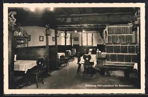 AK Salzburg, Petrusstüberl, Im Peterskeller