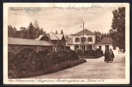 AK Bad Tatzmannsdorf, Direktionsgebäude Kurbad