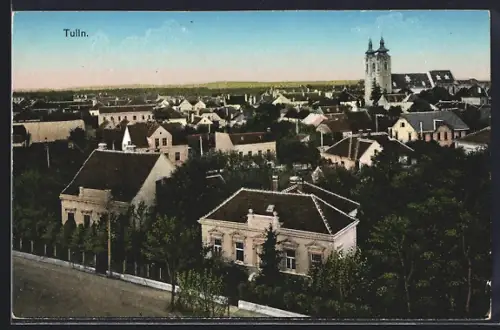 AK Tulln, Teilansicht aus der Vogelschau