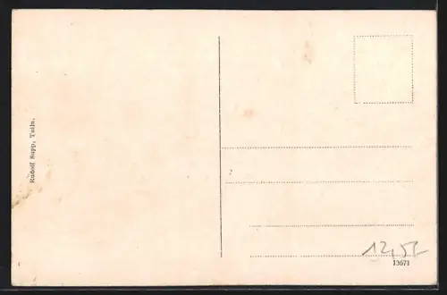 AK Tulln, Teilansicht aus der Vogelschau